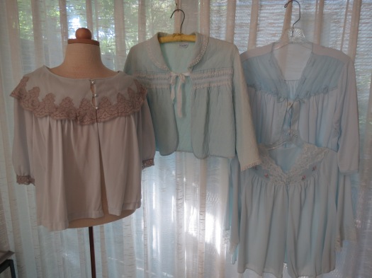THE LAST (I THINK . . . AT LEAST, FOR NOW) OF MY BEAUTIFUL 1940'S - 1950'S BED JACKETS