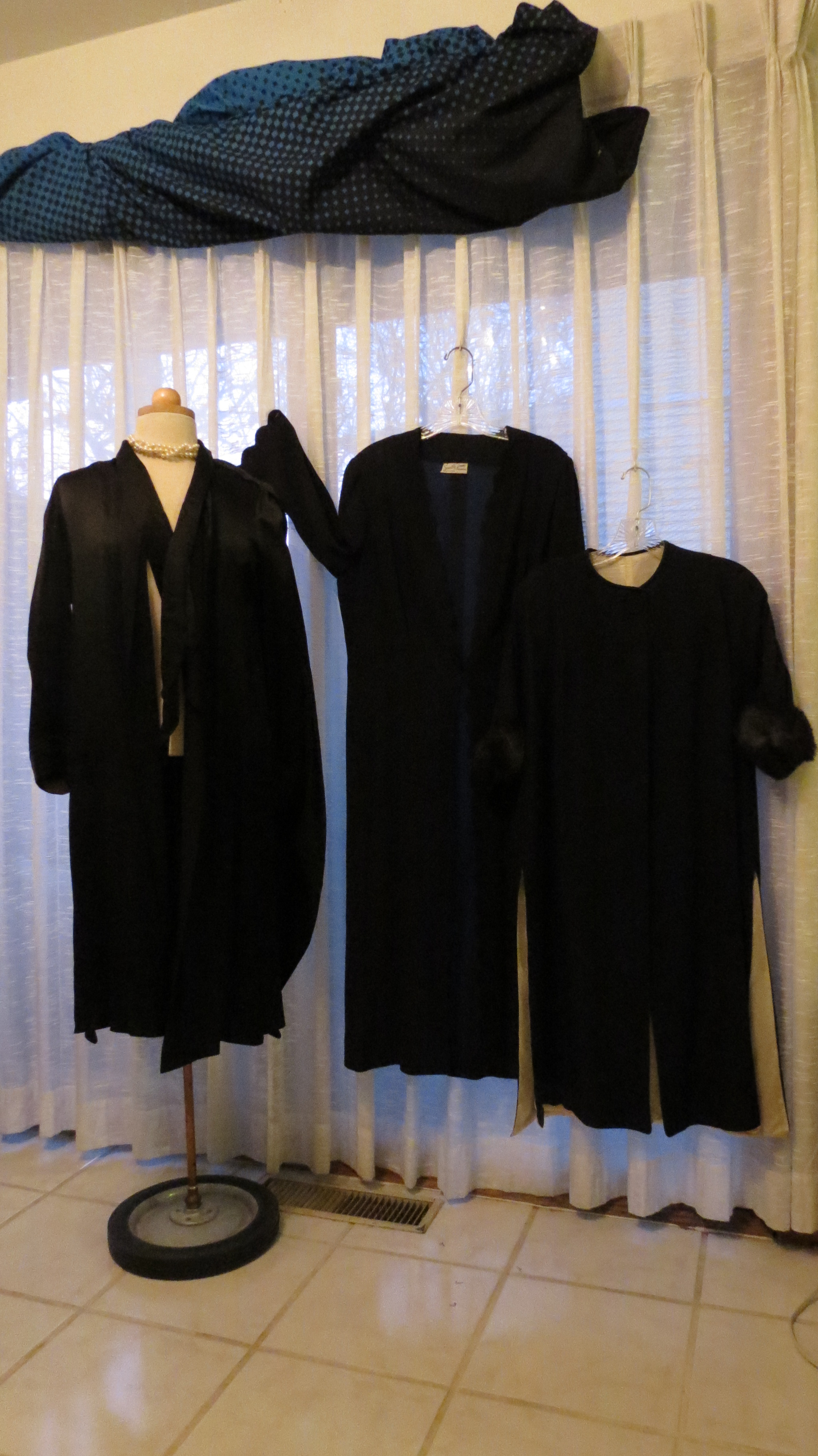 MY MOST QUIRKY, OLDEST EVENING COATS - FROM THE 1930'S & 1940'S