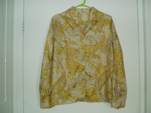 NEW AUSSIE FIND! TRUE VINTAGE 1960’S DRESSY BLOUSE IN A RARE FABRIC ...
